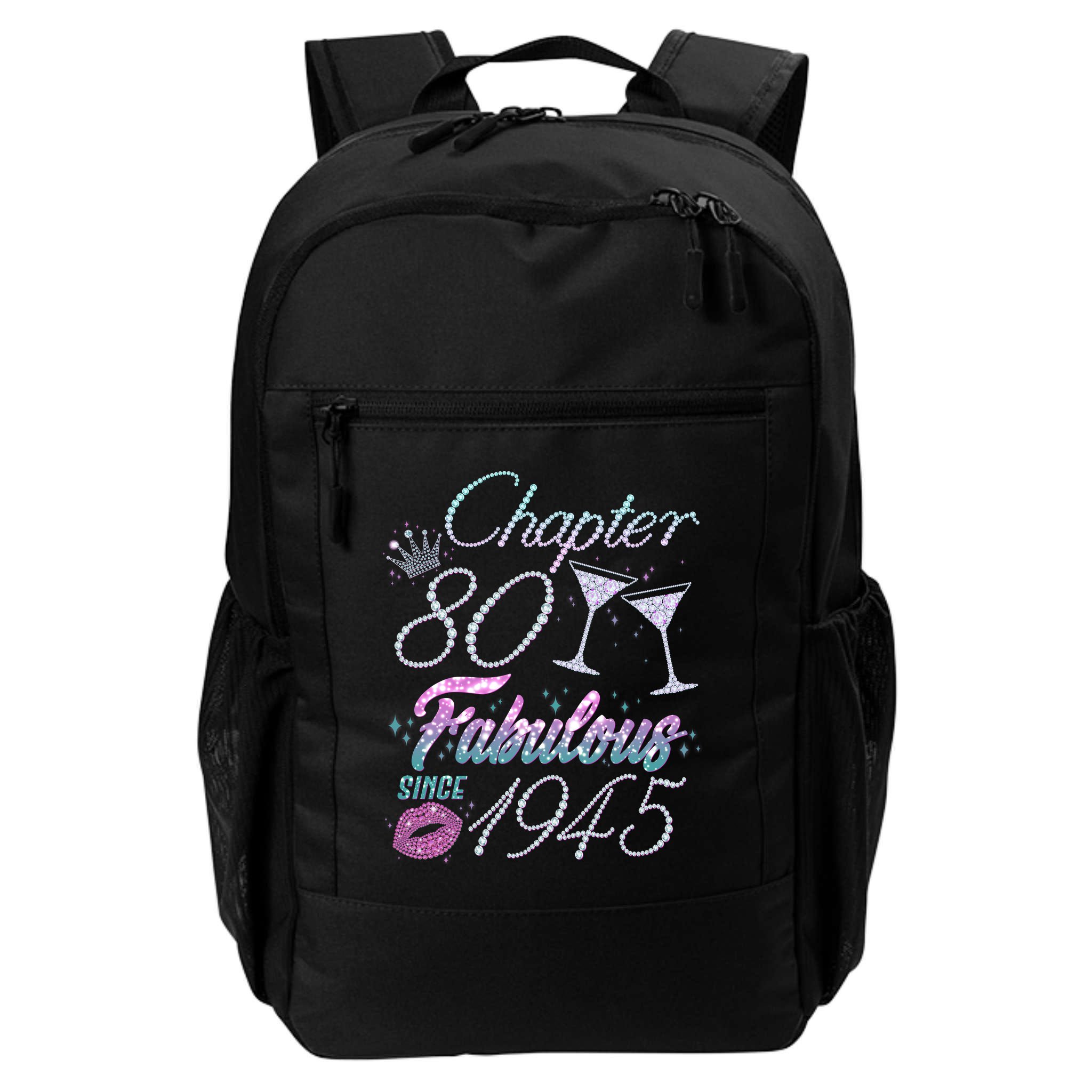Cute Chapter 80th Birthday Fabulous Since 1945 Backpack