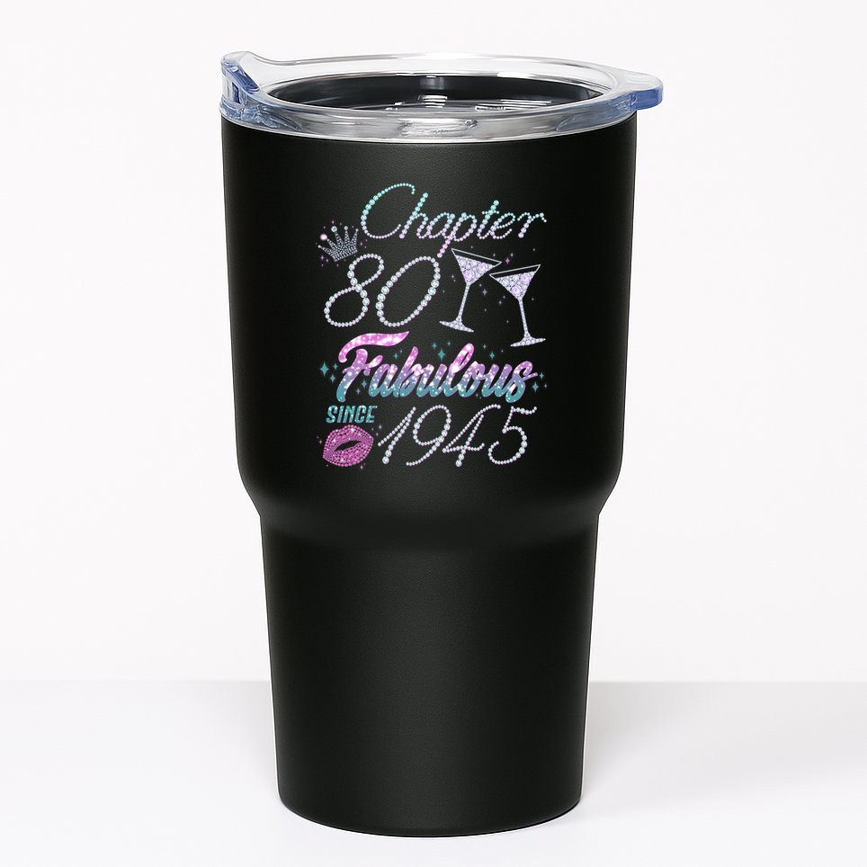 Cute Chapter 80th Birthday Fabulous Since 1945 Tumbler