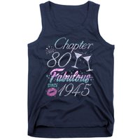 Cute Chapter 80th Birthday Fabulous Since 1945 Tank Top