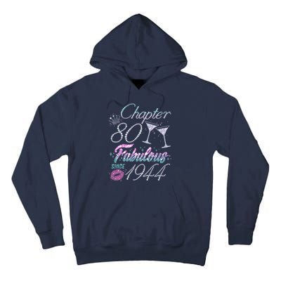 Cute Chapter 80th Birthday Fabulous Since 1944 Tall Hoodie