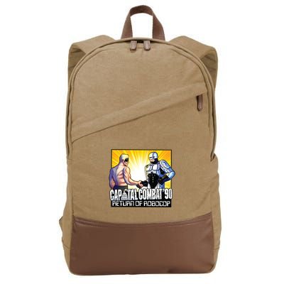 Capital Combat 90 Return Of Robocop Cotton Canvas Backpack