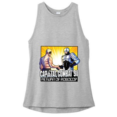 Capital Combat 90 Return Of Robocop Ladies PosiCharge Tri-Blend Wicking Tank