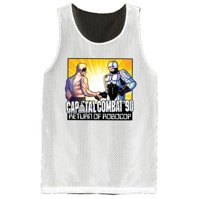 Capital Combat 90 Return Of Robocop Mesh Reversible Basketball Jersey Tank