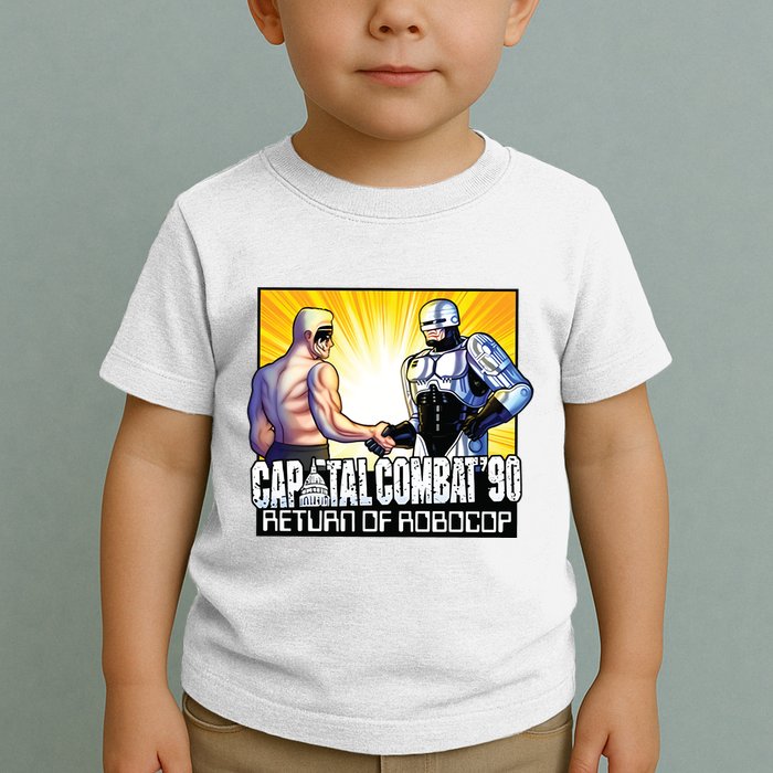Capital Combat 90 Return Of Robocop Toddler T-Shirt