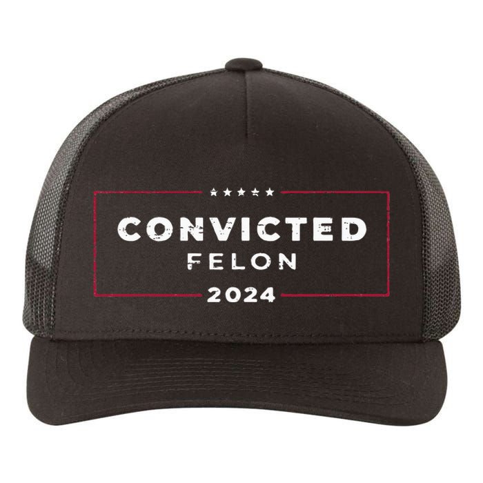 Trump 2024 Convicted Felon  Yupoong Adult 5-Panel Trucker Hat