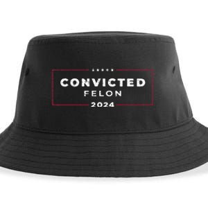 Trump 2024 Convicted Felon  Sustainable Bucket Hat