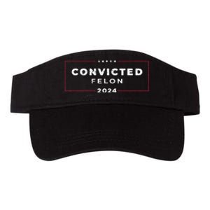 Trump 2024 Convicted Felon  Valucap Bio-Washed Visor