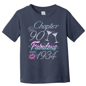 Cute Chapter 90th Birthday Fabulous Since 1934 Toddler T-Shirt