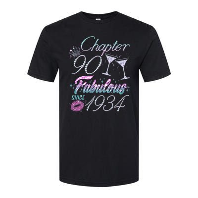 Cute Chapter 90th Birthday Fabulous Since 1934 Softstyle CVC T-Shirt