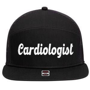 Cardiologist 7 Panel Mesh Trucker Snapback Hat