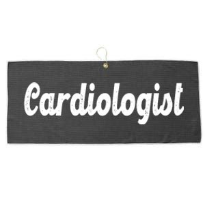 Cardiologist Large Microfiber Waffle Golf Towel