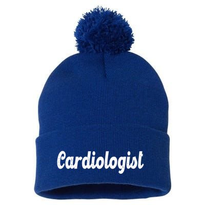 Cardiologist Pom Pom 12in Knit Beanie