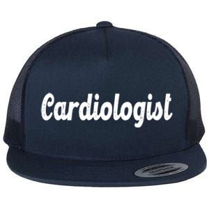 Cardiologist Flat Bill Trucker Hat