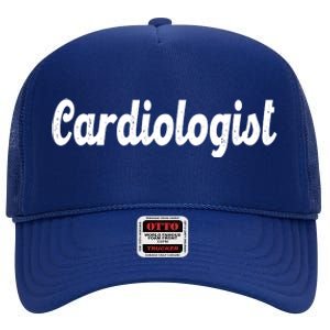 Cardiologist High Crown Mesh Back Trucker Hat