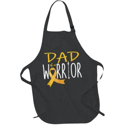 Childhood Cancer Awareness Dad Of A Warrior Apron