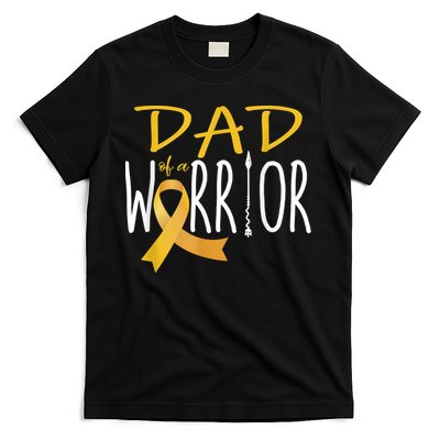 Childhood Cancer Awareness Dad Of A Warrior T-Shirt