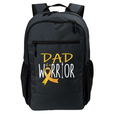 Childhood Cancer Awareness Dad Of A Warrior Daily Commute Backpack