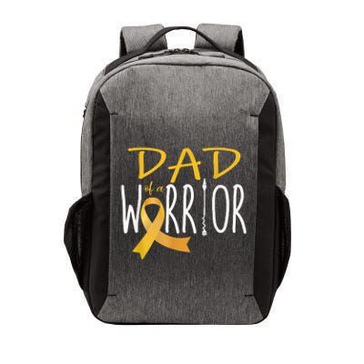 Childhood Cancer Awareness Dad Of A Warrior Vector Backpack