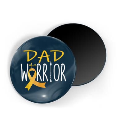 Childhood Cancer Awareness Dad Of A Warrior Magnet