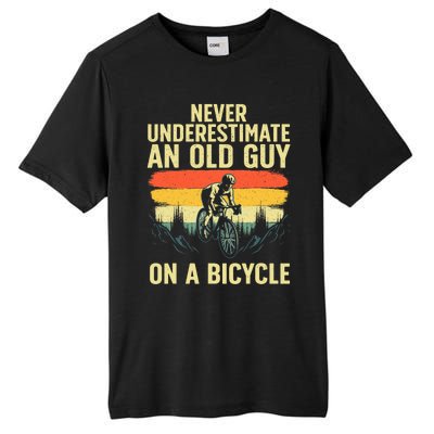 Cool Cycling Art For Men Grandpa Bicycle Riding Cycle Racing Tall Fusion ChromaSoft Performance T-Shirt