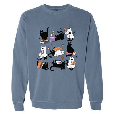 Cat Garment-Dyed Sweatshirt