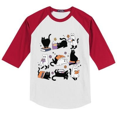 Cat Kids Colorblock Raglan Jersey