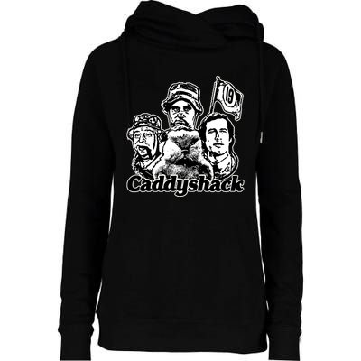 Caddyshack Womens Funnel Neck Pullover Hood