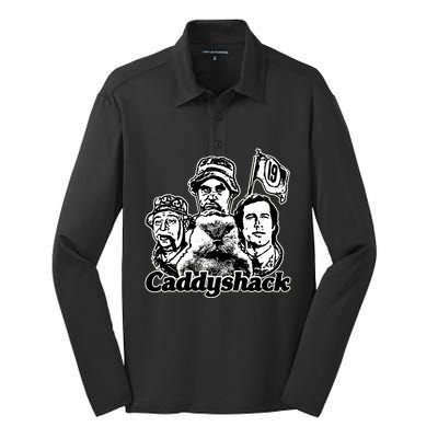 Caddyshack Silk Touch Performance Long Sleeve Polo