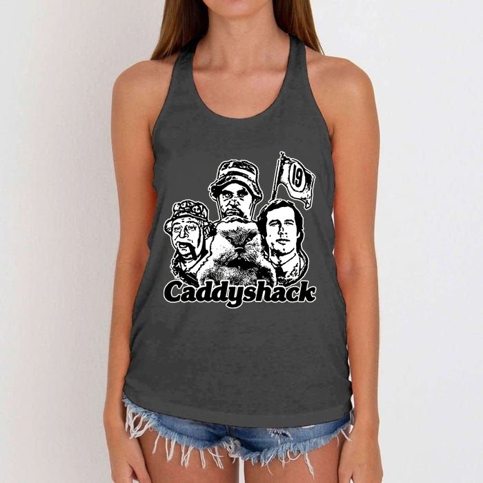 Caddyshack Women's Knotted Racerback Tank