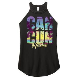 Cool Cancun Art  Mexico Vacation Souvenir Summer Women's Perfect Tri Rocker Tank