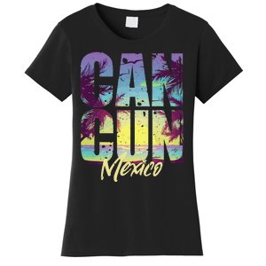 Cool Cancun Art  Mexico Vacation Souvenir Summer Women's T-Shirt