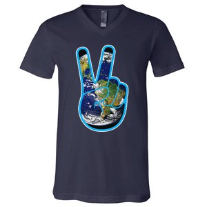 Climate Change Activism Earth Day Environmental Cute V-Neck T-Shirt