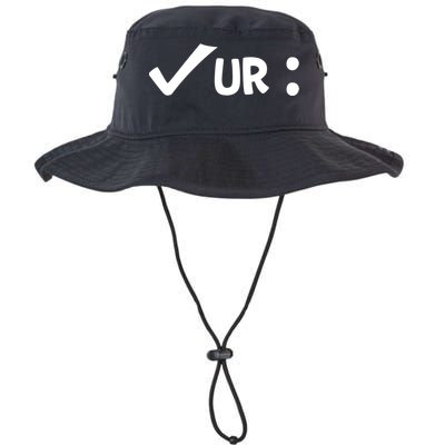 Colon Cancer Awareness Blue Check Your Colon Gift Bucket Hat