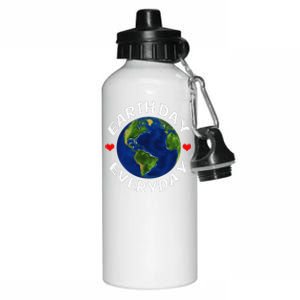 Climate Change Activism Earth Day Environmental Funny Aluminum Water Bottle