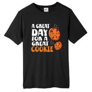 Chocolate Chip A Great Day For A Great Cookie Gift Tall Fusion ChromaSoft Performance T-Shirt