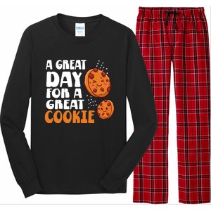 Chocolate Chip A Great Day For A Great Cookie Gift Long Sleeve Pajama Set