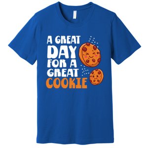 Chocolate Chip A Great Day For A Great Cookie Gift Premium T-Shirt