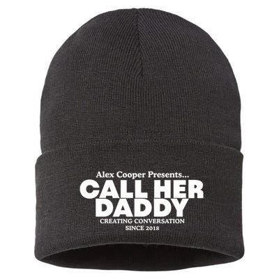 Camila Cabello Alex Coop Presents Call Her Daddy Creating Conversation Since 201 Sustainable Knit Beanie