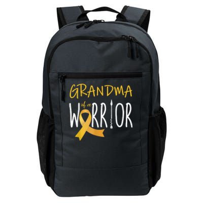 Childhood Cancer Awareness Grandma Of A Warrior Daily Commute Backpack