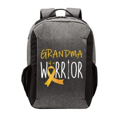 Childhood Cancer Awareness Grandma Of A Warrior Vector Backpack