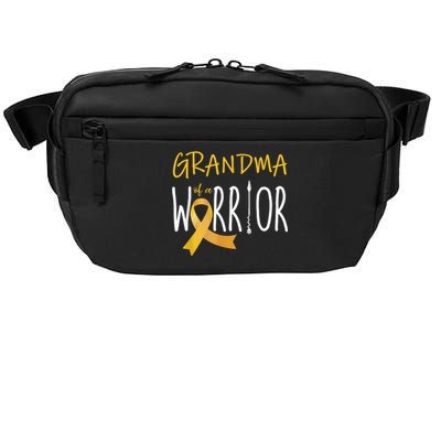 Childhood Cancer Awareness Grandma Of A Warrior Crossbody Pack