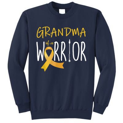 Childhood Cancer Awareness Grandma Of A Warrior Sweatshirt