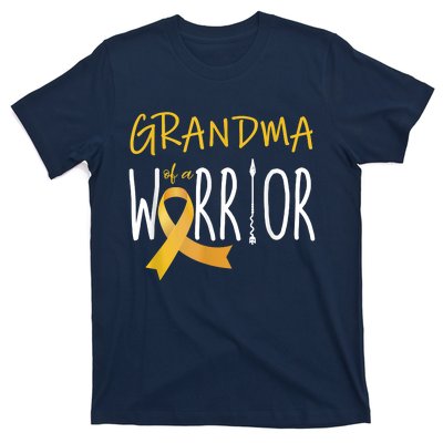 Childhood Cancer Awareness Grandma Of A Warrior T-Shirt