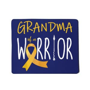 Childhood Cancer Awareness Grandma Of A Warrior Mousepad