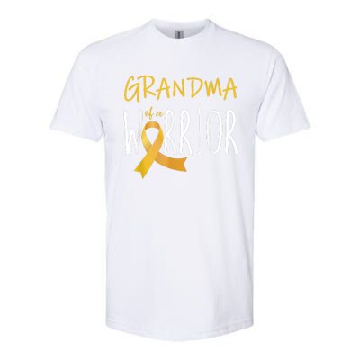 Childhood Cancer Awareness Grandma Of A Warrior Softstyle CVC T-Shirt