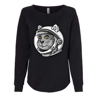 Catronaut Cat Astronaut Cat Space Graphic Gift Womens California Wash Sweatshirt