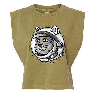 Catronaut Cat Astronaut Cat Space Graphic Gift Garment-Dyed Women's Muscle Tee