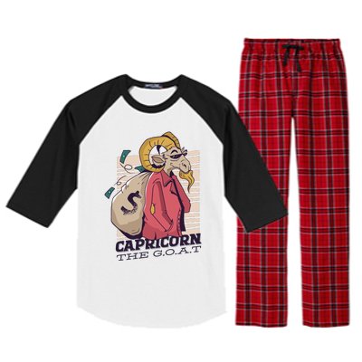 Capricorn Raglan Sleeve Pajama Set