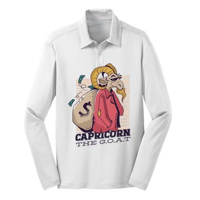 Capricorn Silk Touch Performance Long Sleeve Polo