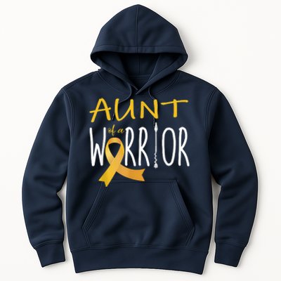 Childhood Cancer Awareness Aunt Of A Warrior Hoodie